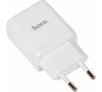 Зарядное устройство Hoco N6 Charmer QC3.0, 18W, два порта USB, 5V, 3.0A, белый 814233