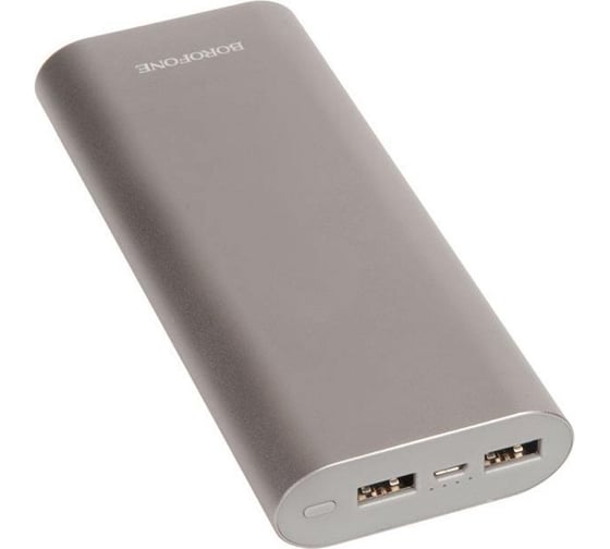 Внешний аккумулятор Borofone BT19B Universal power bank (20000mAh), серый 806943