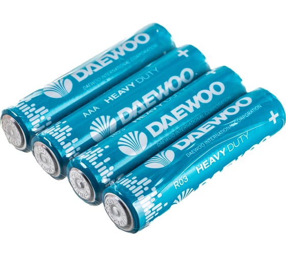 Батарейка Солевой элемент питания DAEWOO AAA/R03 1.5В Heavy Duty 4S (уп.4шт) 5029330