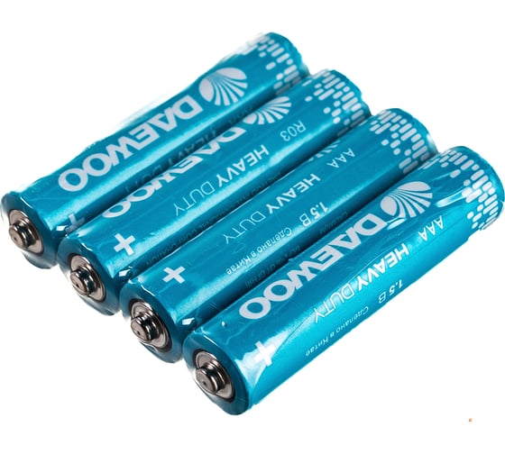 Батарейка Солевой элемент питания DAEWOO AAA/R03 1.5В Heavy Duty 4S (уп.4шт) 5029330
