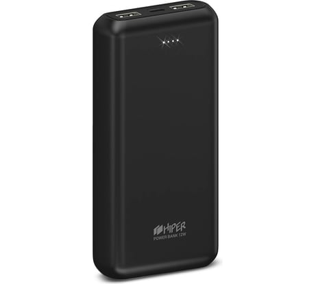 Внешний аккумулятор HIPER SL20000 Li-Pol 20000mAh 2.1A+2.1A 2xUSB черный SL20000 BLACK
