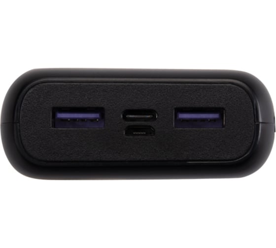 Портативное зарядное устройство REXANT Power Bank (аккумуляторная батарея) 20000 mAh с Quick Charge и Power Delivery, черное 30-2052