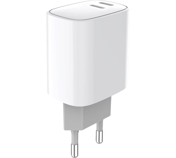 Сетевое зарядное устройство REXANT с двумя портами USB-C + USB-C, 20Вт 18-2210