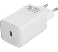 Сетевое зарядное устройство TFN GAN TypeC 65W, без кабеля, белый TFN-WC-65-2106-WH
