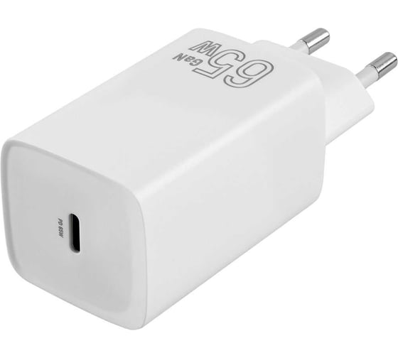 Сетевое зарядное устройство TFN GAN TypeC 65W, без кабеля, белый TFN-WC-65-2106-WH 1