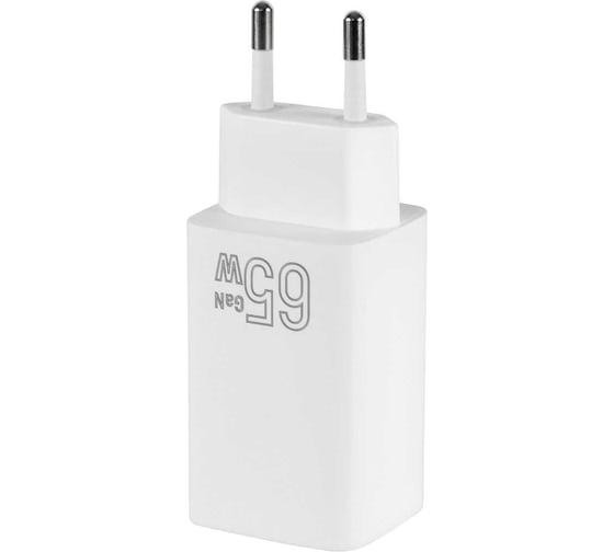 Сетевое зарядное устройство TFN GAN C+C 65W, без кабеля, белый TFN-WC-65-2108-WH