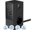 Сетевое зарядное устройство Baseus PowerCombo Tower Digital PowerStripAC_3+А_2+C_2 35W с Digital дисплеем и встроенным сетевым кабелем 1.5m Black/черный BAS-E0002360611300 2