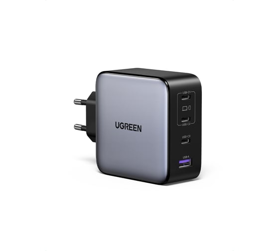 Сетевое зарядное устройство UGREEN X764 35539 Nexode Pro 200W USB-A+3хUSB-C GaN Tech Fast Charger EU. Цвет: серый 35539_