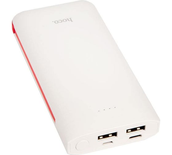 Внешний аккумулятор Hoco J67 Rill power bank, 2.0А (10000mAh), белый 777426