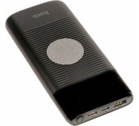 Внешний аккумулятор Hoco J63 Velocity PD+ QC3.0 беспроводная зарядка 10000mAh, черный 766360