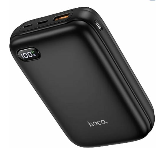Внешний аккумулятор Hoco Q2A Galax быстрая зарядка QC3.0, PD20, USB-A 22,5W 20000mAh, черный 802250 1