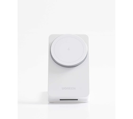 Беспроводное зарядное устройство 2-в-1 W528 45055 2-in-1 Wireless Charger for Iphone 7.5W AirPods с кабелем USB-C-USB-C. Цвет: белый Ugreen 45055_ 1