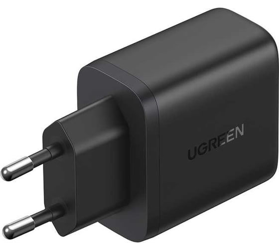 Сетевое зарядное устройство UGREEN X227 45302 20W USB-A+USB-C PD Charger EU. Цвет: черный 45302_