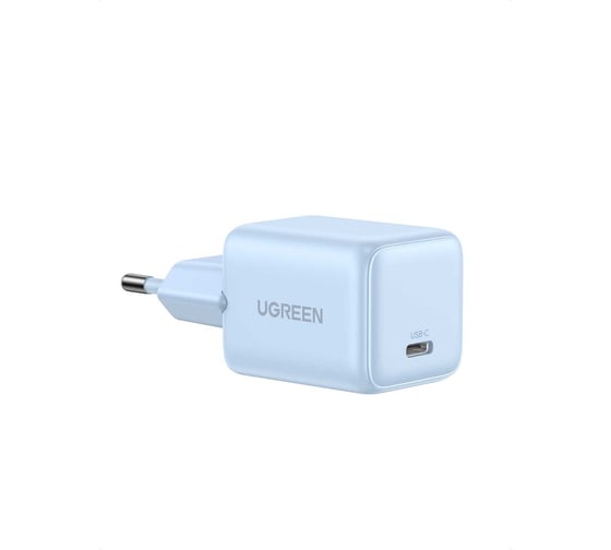 Сетевое зарядное устройство UGREEN X513 65010 30W USB-C GaN Fast Charger EU. Цвет: синий 65010_