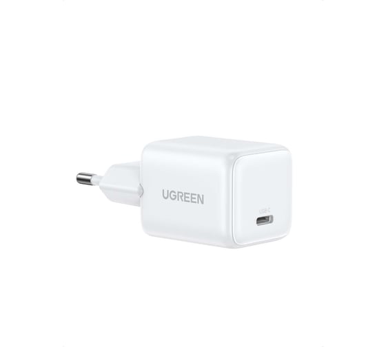 Сетевое зарядное устройство UGREEN X513 65013 30W USB-C GaN Fast Charger с кабелем USB-C-USB-C. Длина: 1м. Цвет: белый 65013_
