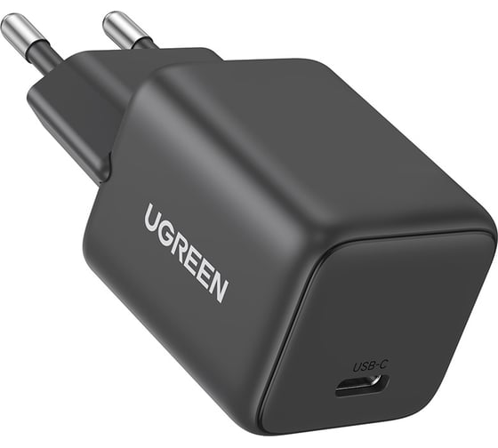 Сетевое зарядное устройство UGREEN X512 55528 Mini 20W USB-C GaN Fast Charger EU. Цвет: серый 55528_