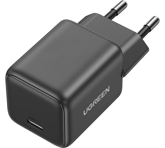 Сетевое зарядное устройство UGREEN X512 55528 Mini 20W USB-C GaN Fast Charger EU. Цвет: серый 55528_