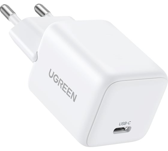 Сетевое зарядное устройство UGREEN X512 55554 Mini 20W USB-C GaN Fast Charger EU. Цвет: белый 55554_