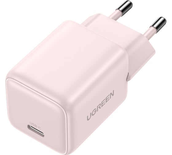 Сетевое зарядное устройство UGREEN X512 55556 Mini 20W USB-C GaN Fast Charger EU. Цвет: розовый 55556_