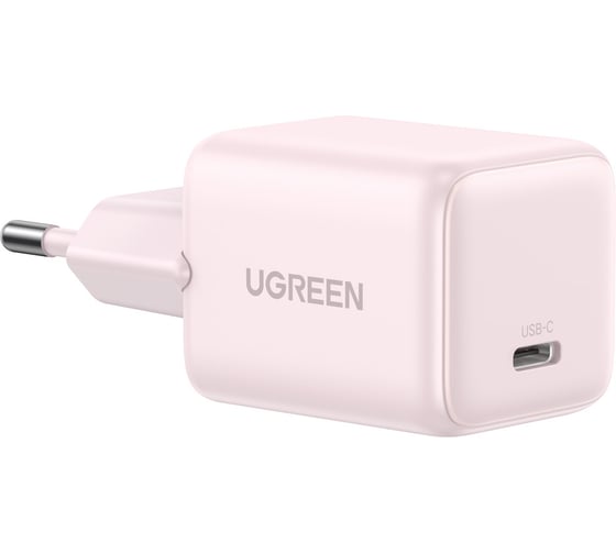 Сетевое зарядное устройство UGREEN X512 55556 Mini 20W USB-C GaN Fast Charger EU. Цвет: розовый 55556_