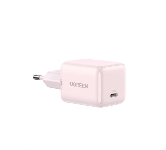 Сетевое зарядное устройство UGREEN X513 65011 30W USB-C GaN Fast Charger EU. Цвет: розовый 65011_