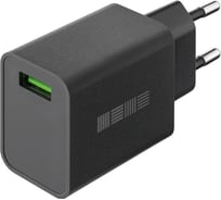 Зарядное устройство InterStep от сети NEW RT:1USB 18Вт 2.4A +Quick Charge3.0, черный 73016