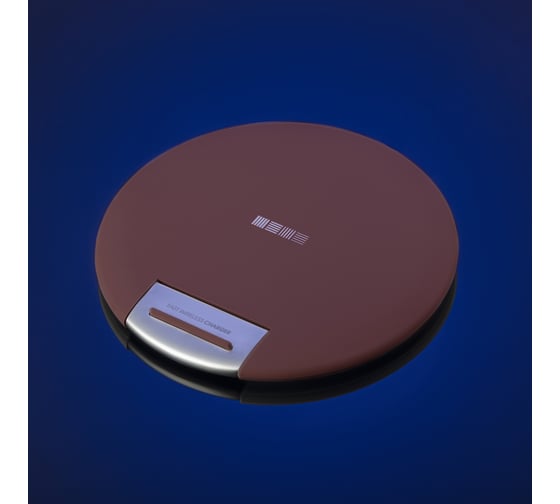 Беспроводное зарядное устройство InterStep Набор быстрая QI зарядка+ СЗУ QuickCharge, бордовый, 10W 70464