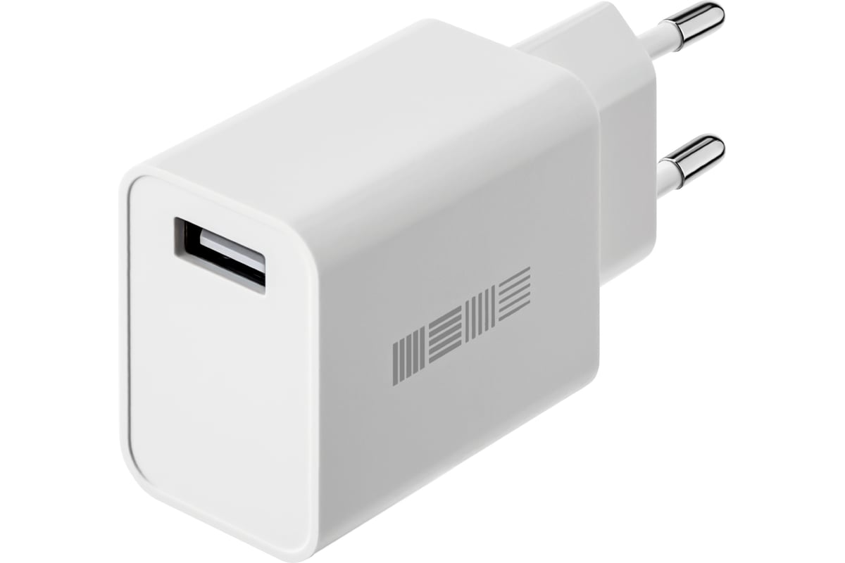 Зарядное устройство InterStep от сети NEW RT:1USB ток 2A, белый 73007 ...