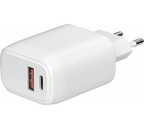 Зарядное устройство быстрое сетевое ОФИСМАГ (220 В) Usb Qc3.0+type-c Pd 20 Вт, 3 А, Red Line, Ут000036039 513966