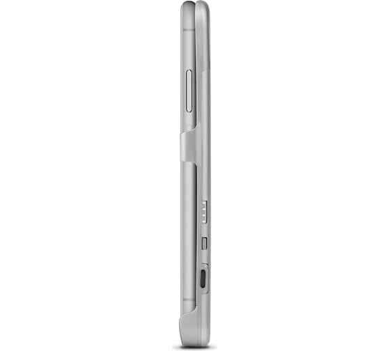 Чехол-аккумулятор Interstep для iPhone XS/X 3000мАч SILVER, B201, 56547