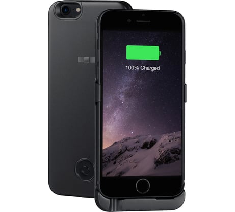 Чехол-аккумулятор Interstep для iPhone SE 2020/8/7/6S/6 3000мАч Sp Gray, B201, 56896