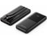 Power Bank VENTION 10000mAh (Micro-USB/C/A/A) со встроенными кабелями 22.5W черный с LED-дисплеем FHOB0 2