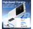 Power Bank VENTION 10000mAh (Micro-USB/C/A/A) со встроенными кабелями 22.5W черный с LED-дисплеем FHOB0 8