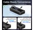 Power Bank VENTION 20000mAh (Micro-USB/C/A/A) со встроенными кабелями 22.5W черный с LED-дисплеем FHPB0 4
