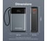 Power Bank VENTION 20000mAh (USB-C + USB-C/USB-A) со встроенным кабелем 65W с LED-дисплеем FHYB0 8