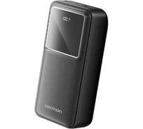 Power Bank VENTION 30000mAh(Micro-USB/C-A/A)22.5W, черный с LED-дисплеем FHMB0