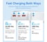 Power Bank VENTION 30000mAh(Micro-USB/C-A/A)22.5W, черный с LED-дисплеем FHMB0 7