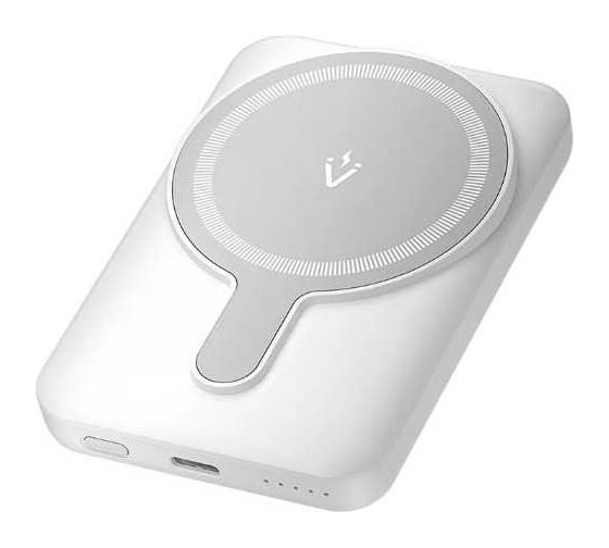 Беспроводной Power Bank VENTION Magnetic 5000mAh (USB-C + USB-C + Wireless) 20W белый FHSW0