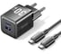 Набор для зарядки VENTION GaN 30W з/у 2 порта USB (C + A) и кабель USB-C 3А черный TZ-FEQB0-EU-01 1