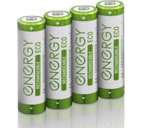 Аккумулятор Energy Eco NIMH-2600-HR6/2B (АА) 4 штуки 108925