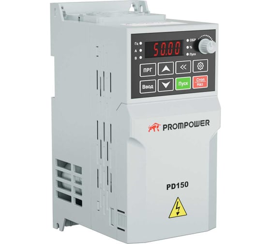 Преобразователь частоты Prompower PD150-A4040, 380B, 10/13А, 4/5,5кВт PD150A4040B 1
