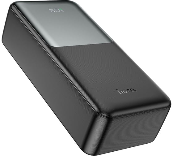 Портативный аккумулятор Hoco J136B, 30000мАч, QC/PD, 3A, с дисплеем, черный 6942007634854
