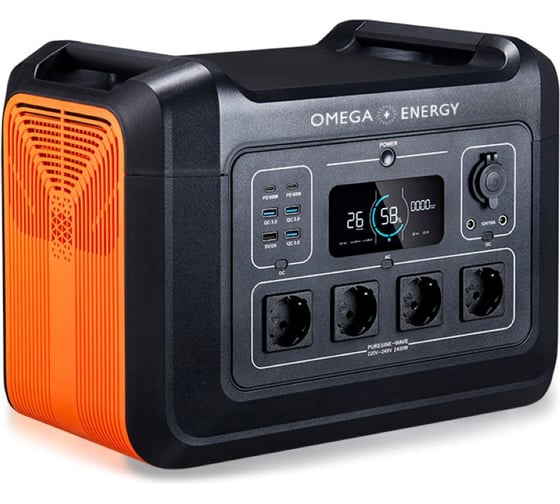 Портативная электростанция OMEGA ENERGY 2400 UPP-2400