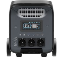 Портативная электростанция TopOn LFP 3000 Вт, 3 розетки 220 В, Anderson 378 Вт, DC и авторозетка 12.6 В, 2 Type-C, 4 USB, фонарь, UPS, Wi-Fi TOP-H3000