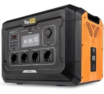 Портативная электростанция TopOn LFP 2500 Вт, 4 розетки 220 В, авторозетка 12 В, HPP Anderson, 2 DC, 2 Type-C, 4 USB TOP-X2500