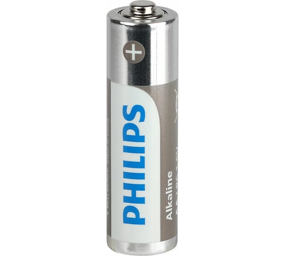 Батарейки алкалиновые ОФИСМАГ комплект 2 шт (отрывной блок) PHILIPS Entry, АА (LR6,24А) блистер 457398