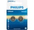 Батарейки литиевые ОФИСМАГ PHILIPS Lithium CR2016 таблетки, дисковые, кнопочные комплект 2 шт, в блистере 458296 1