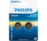 Батарейки литиевые ОФИСМАГ PHILIPS Lithium CR2025 таблетки, дисковые, кнопочные комплект 2 шт, в блистере 458297 1