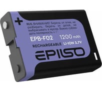 Аккумулятор для фонаря Epilso 1200mAh EPB-F02