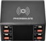 Многопортовая зарядная станция Phonemate PM838W 100Вт с беспроводной зарядкой М7765460 3